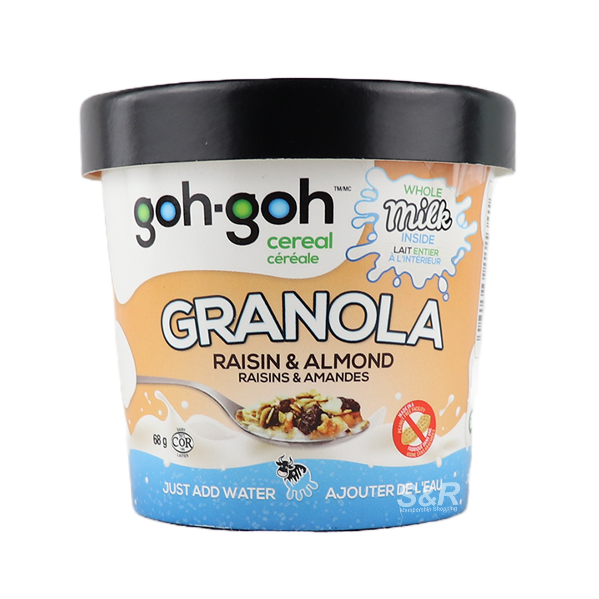 Goh-goh Raisin & Almond Granola Greek Yogurt Cereal 68g